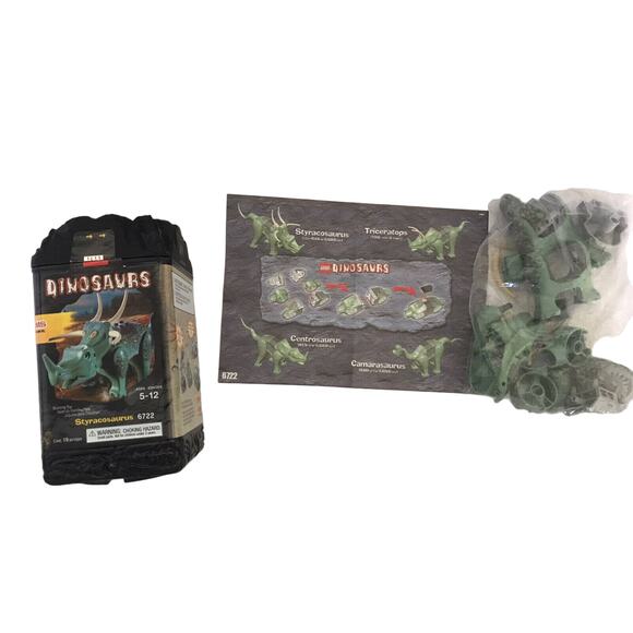 LEGO Dinosaurs 6722 Styracosaurus ~ COMPLETE ~ Transforms into 4 Dinosaurs - Picture 5 of 10